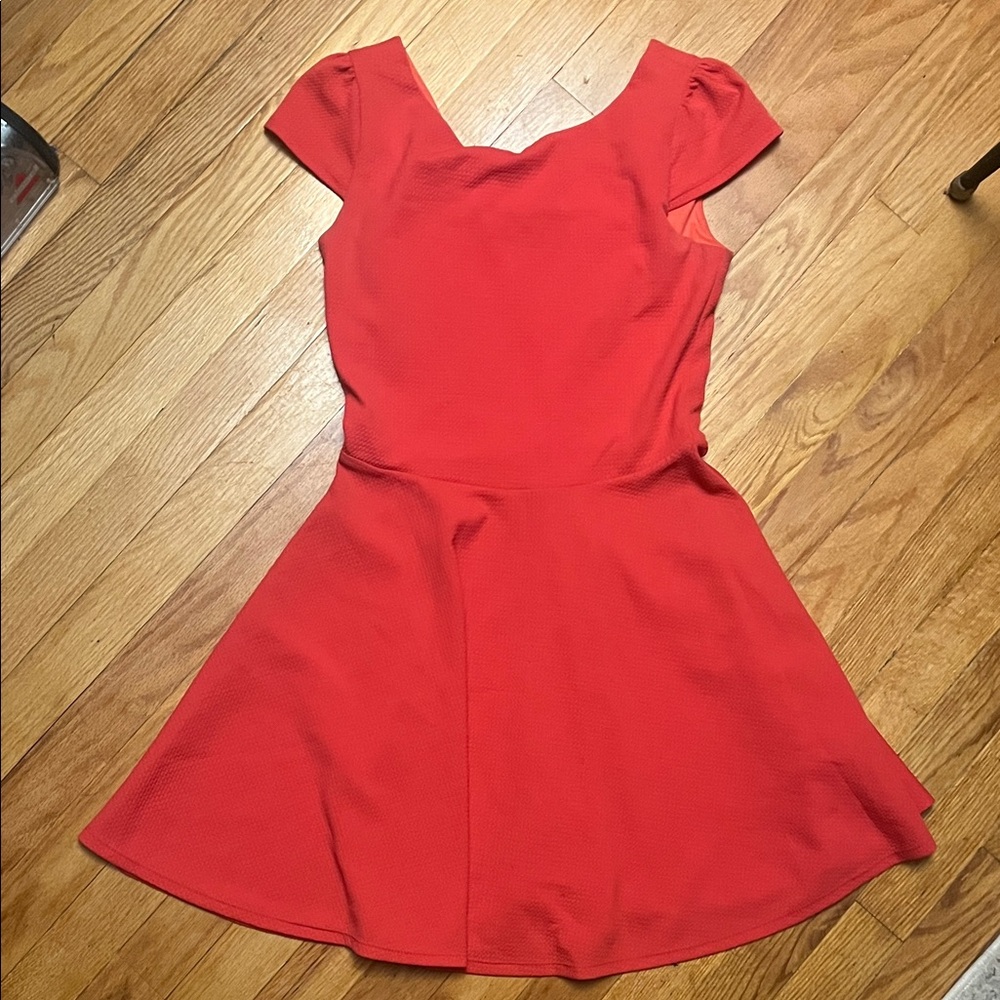 Elegant Red Women's Dress